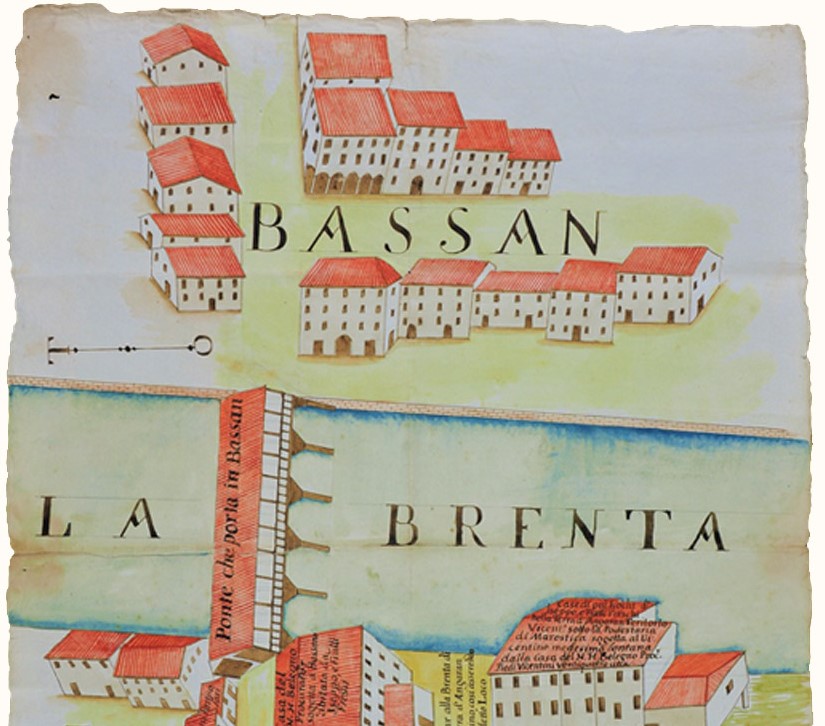 ASVi — Sezione di Bassano del Grappa; Disegni estratti dall’Archivio Notarile.
